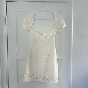 With Jean Mini Dress